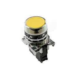 ISM-BA51 Metal Spring Push Button - Yellow