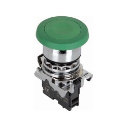 ISM-BC31 Mushroom Head Spring Metal Button - Green