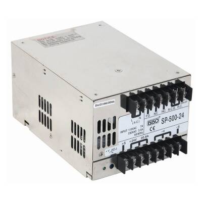 ISP-500-24 - 500W 24VDC 20.0A Rail Mount Closed Type Power Supply - 1