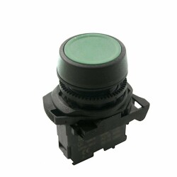 ISP-AA31 Yaylı Push Buton -Yeşil
