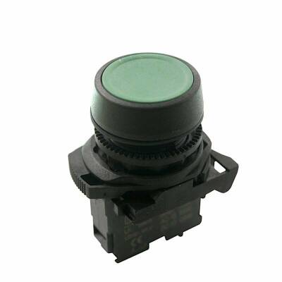 ISP-AA31 Yaylı Push Buton -Yeşil - 1
