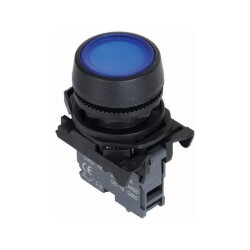 ISP-AA61 Spring Push Button - Blue