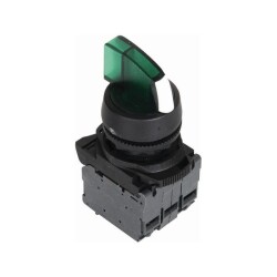 ISP-AK133B5 24V Green Illuminated Latch Button 1-0-2