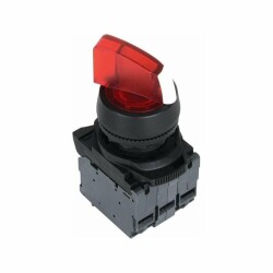 ISP-AK134B5 24V Red Illuminated Latch Button 1-0-2
