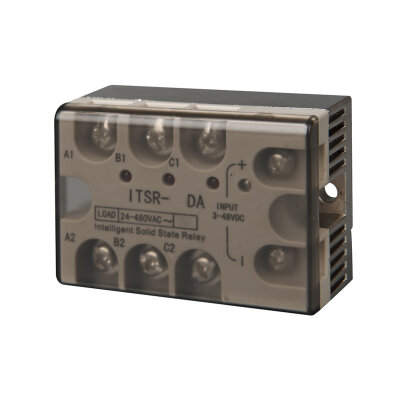 ITSR-60DA 3-Phase Intelligent Solid State Relay 60A - 3-48VDC Input 24-600VAC Output - 2