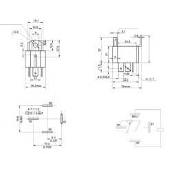 JD1912 12V 30A 4-Pin Automotive Relay - With Wiring Harness - 3