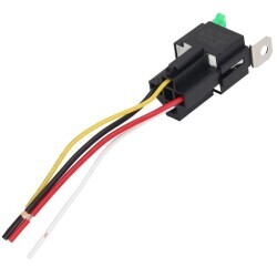 JD1912 12V 30A 4-Pin Otomotiv Rölesi - Kablo Soketli - 2