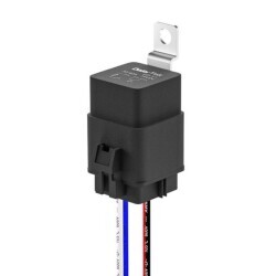 JD2912-1H 12V 40A 4-Pin Waterproof Automotive Relay with Wires