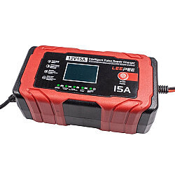 JJ1215-1 12V 15A Araç Akü Onarım Hızlı Şarj Cihazı - 2