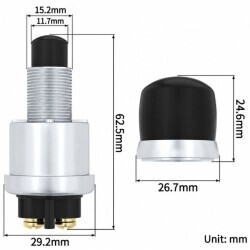 JK260 12V 50A Su Geçirmez Kontak Anahtarı - 2