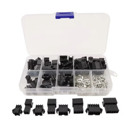 JST-SM 2.54mm 2/3/4/5 Pin Konnektör Seti - 200 Parça