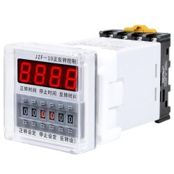 JZF-10 DH48S-S AC 220V Zaman Ayarlı Röle Modülü - Çift Süreli