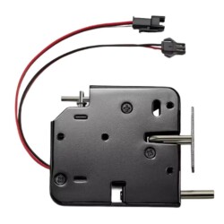 K02 12V 2A Magnetic Solenoid Lock - Push Spring