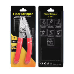 K7 7-in-1 Multi-functional Stainless Steel Fiber Optic Stripper - 3