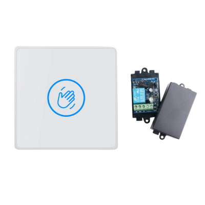 K83 Beyaz Wireless Otomatik Kapı Temassız El Sensörü - 1