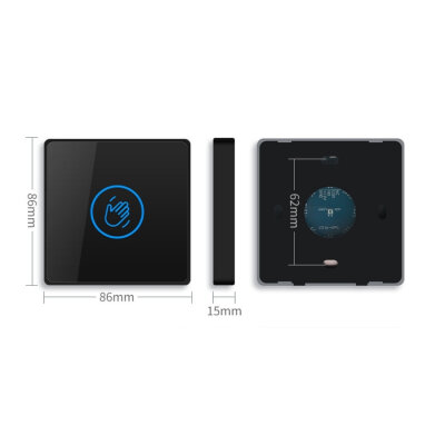 K83 Black Wireless Automatic Door Non-Contact Hand Sensor - 3
