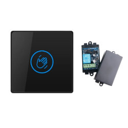 K83 Black Wireless Automatic Door Non-Contact Hand Sensor