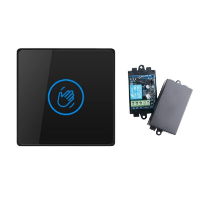 K83 Siyah Wireless Otomatik Kapı Temassız El Sensörü - 1