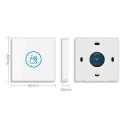 K83 White Wireless Automatic Door Non-Contact Hand Sensor - 3