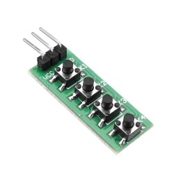 KC11B04 4 Button Analog Signal Output Card - Arduino Compatible