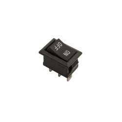 KCD1 3-Pin On-Off Switch - Black