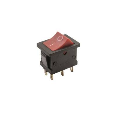 KCD1 On/Off Switch 6 Pin - Red-Black - 1