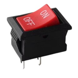 KCD11 Mini On-Off Switch - Red