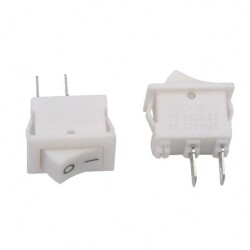 KCD11 Mini On-Off Switch - White