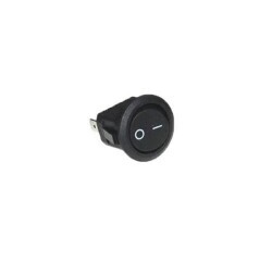 KCD11 Mini Round On-Off Switch - Black