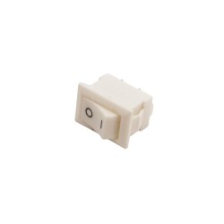 KCD11 Mini White On-Off Switch - Short Pin
