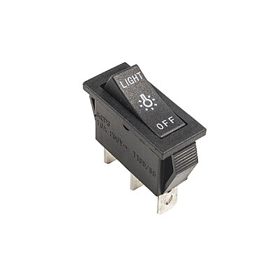 KCD3 3-Pin Narrow Non-Illuminated On/Off Switch - 1