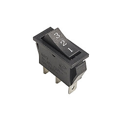 KCD3 3-Pin Three-Position Narrow Non-Illuminated On/Off Switch
