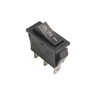 KCD3 3-Pin Üç Konumlu Dar Işıksız On/Off Anahtar - 1