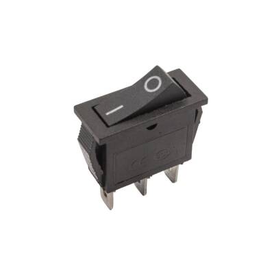 KCD3 Tekli Dar 3-Pin On/Off Anahtar - Siyah - 1