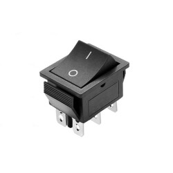 KCD4 Non-Illuminated On/Off Switch - 6 Pin
