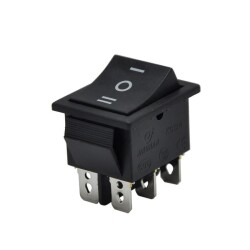 KCD4 ON-OFF-ON Three Position Non-Illuminated Switch