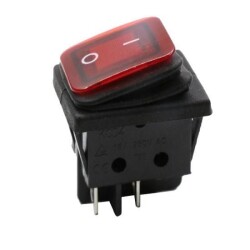 KCD4 Waterproof Illuminated ON-OFF Switch 4 Pin