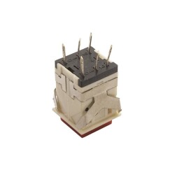 KD2-23 19mm Self - locking  Push Button - Red - 2