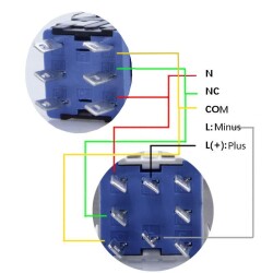 KD2-23 19mm Self - locking  Push Button - Red - 4