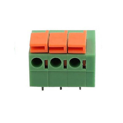 KF142R-5.08 5.08mm 3 Pin Yaylı Klemens - 1