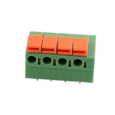 KF142R-5.08 5.08mm 4-Pin Spring Terminal Block - 1