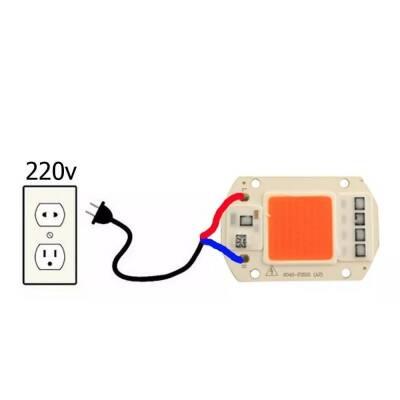 Kırmızı 220V Projektör Cob Led 50W Driver Çipli - 3