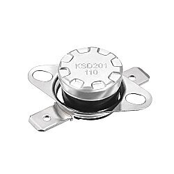 KSD201 110°C Limit Thermostat NO 250V 10A - 1