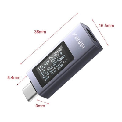 KWS-2301C Çok İşlevli USB Dijital Test Cihazı - Voltaj ve Akım Ölçer - 3