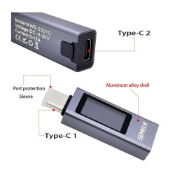 KWS-2301C Çok İşlevli USB Dijital Test Cihazı - Voltaj ve Akım Ölçer - 4