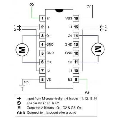 L293B Motor Sürücü Entegresi - 2