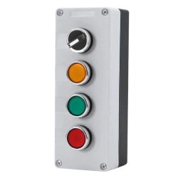 Latch Switch and Triple Push Button Box
