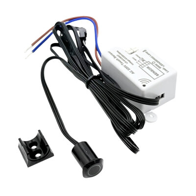 LD-ACCM03T AC 220V Touch Cabinet Lighting Sensor - Black - 1