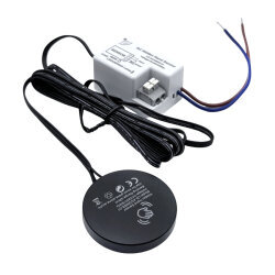 LD-ACGMSS01 AC 220V Gizli Montajlı Temassız El Algılama Dolap Aydınlatma Sensörü - Siyah - 1