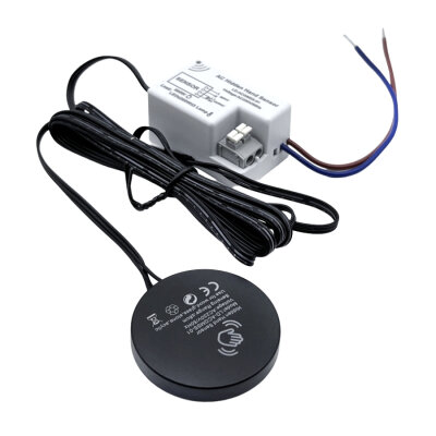 LD-ACGMSS01 AC 220V Hidden Hand Sweep Cabinet Lighting Sensor - Black - 1